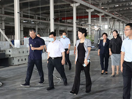 洛陽市長(zhǎng)徐衣顯一行蒞臨鴻元軸承新廠項(xiàng)目建設(shè)現(xiàn)場(chǎng)考察